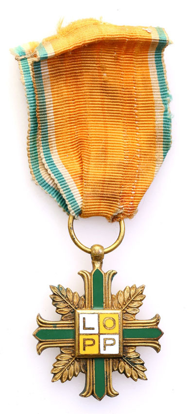 II RP. Odznaka honorowa LOPP II klasa